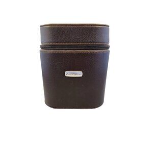 Eddie Bauer Leather Shoe Care Kit Vintage Y2K Grooming Case w/ Brushes